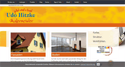 Desktop Screenshot of malerhitzke.de